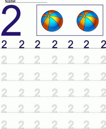Count Number Worksheet 2 Sheet