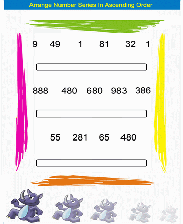 Ascending Order 32 Sheet