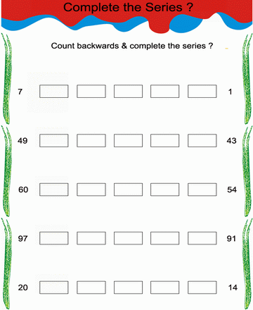 Backward Series 1 Sheet