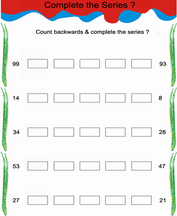 Backward Series 12 Sheet
