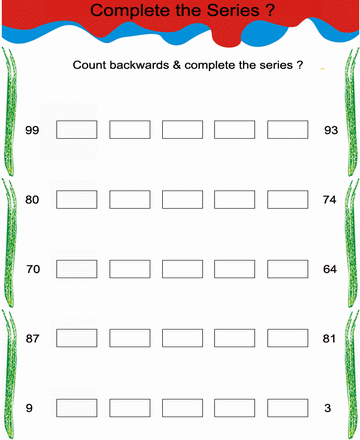 Backward Series 19 Sheet