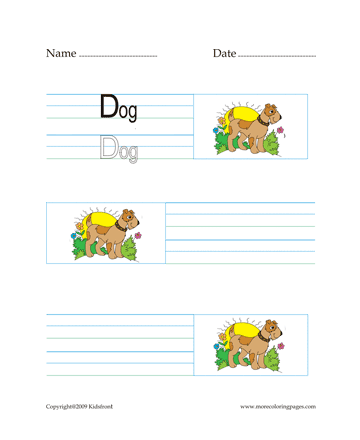 Dog Word Worksheet Sheet