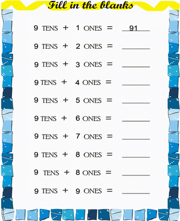 Fill In The Blanks 34 Sheet