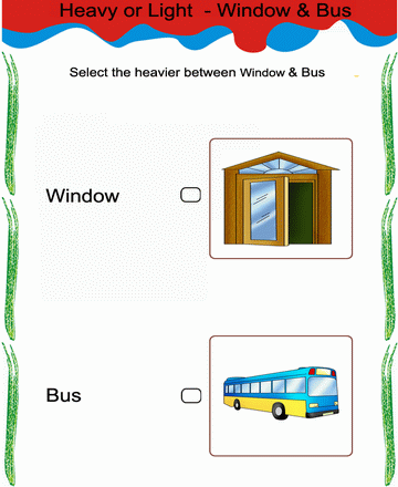 Select Heavier Option 5 Sheet