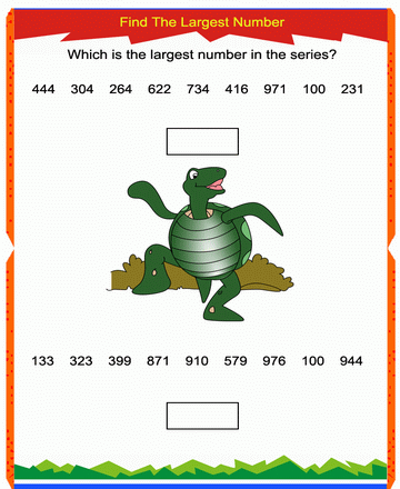 Largest Number 47 Sheet