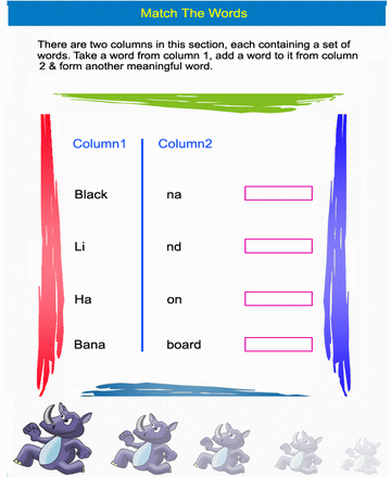 Matching Words 15 Sheet