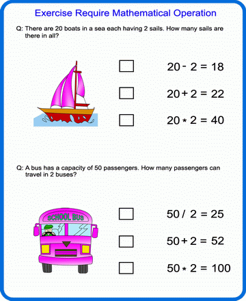 Mathematical Operation 43 Sheet