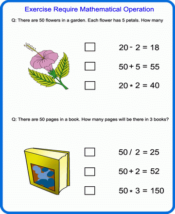 Mathematical Operation 44 Sheet