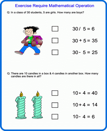 Mathematical Operation 48 Sheet