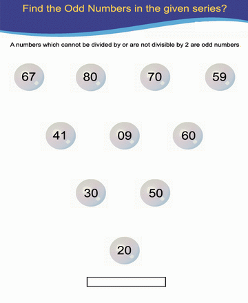 Odd Number 6 Sheet