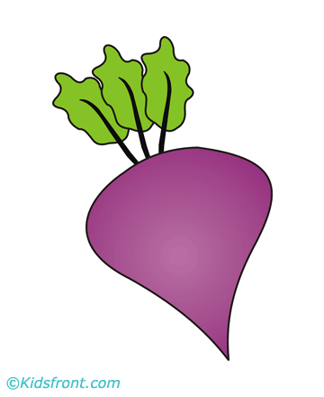 Beetroot Coloring Pages