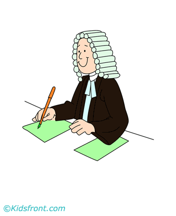 Judge Coloring Pages