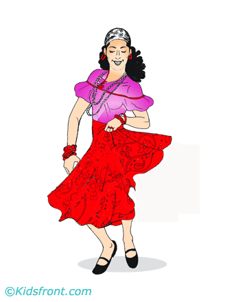 Dancing Coloring Pages