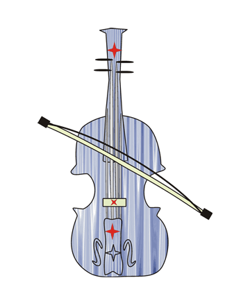 Violin Coloring Pages