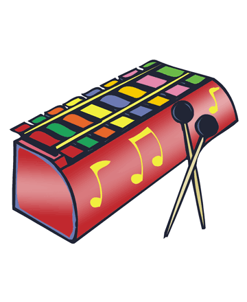 Xylophone Coloring Pages