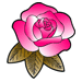 Pink Rose Coloring Pages