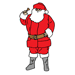 Santa Costume Coloring Pages