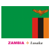 Zambia Flag Coloring Pages