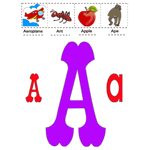 Capital Alphabet with Picture