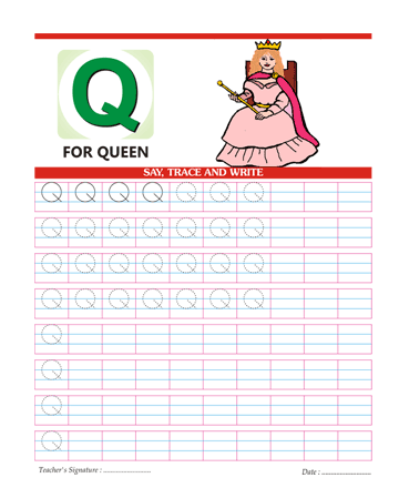 Capital Letter Q Sheet