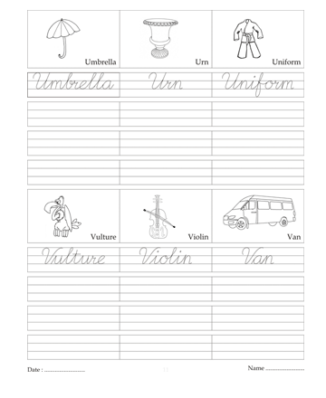 Cursive Writing Book 58 Sheet