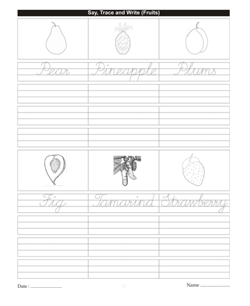 Cursive Writing Book 72 Sheet