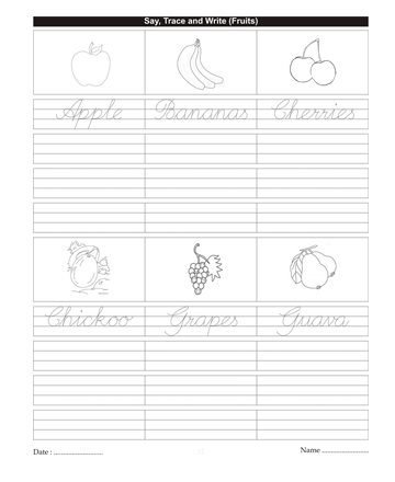 Cursive Writing Book 73 Sheet