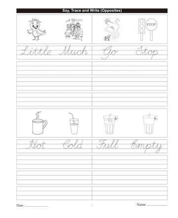 Cursive Writing Book 77 Sheet