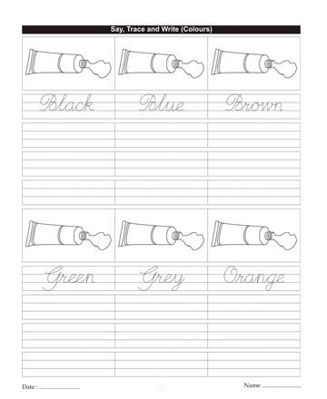 Cursive Writing Book 78 Sheet