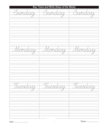 Cursive Writing Book 84 Sheet