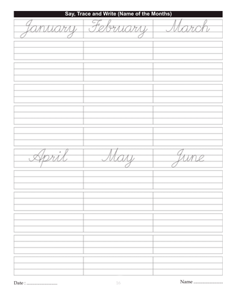 Cursive Writing Book 86 Sheet