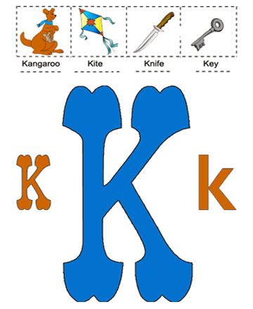 Alphabet K Sheet